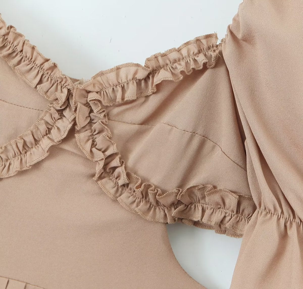 Solid Color Niche Dress Elegant Women Dress Spring Slim Slimming Lace Princess Dress