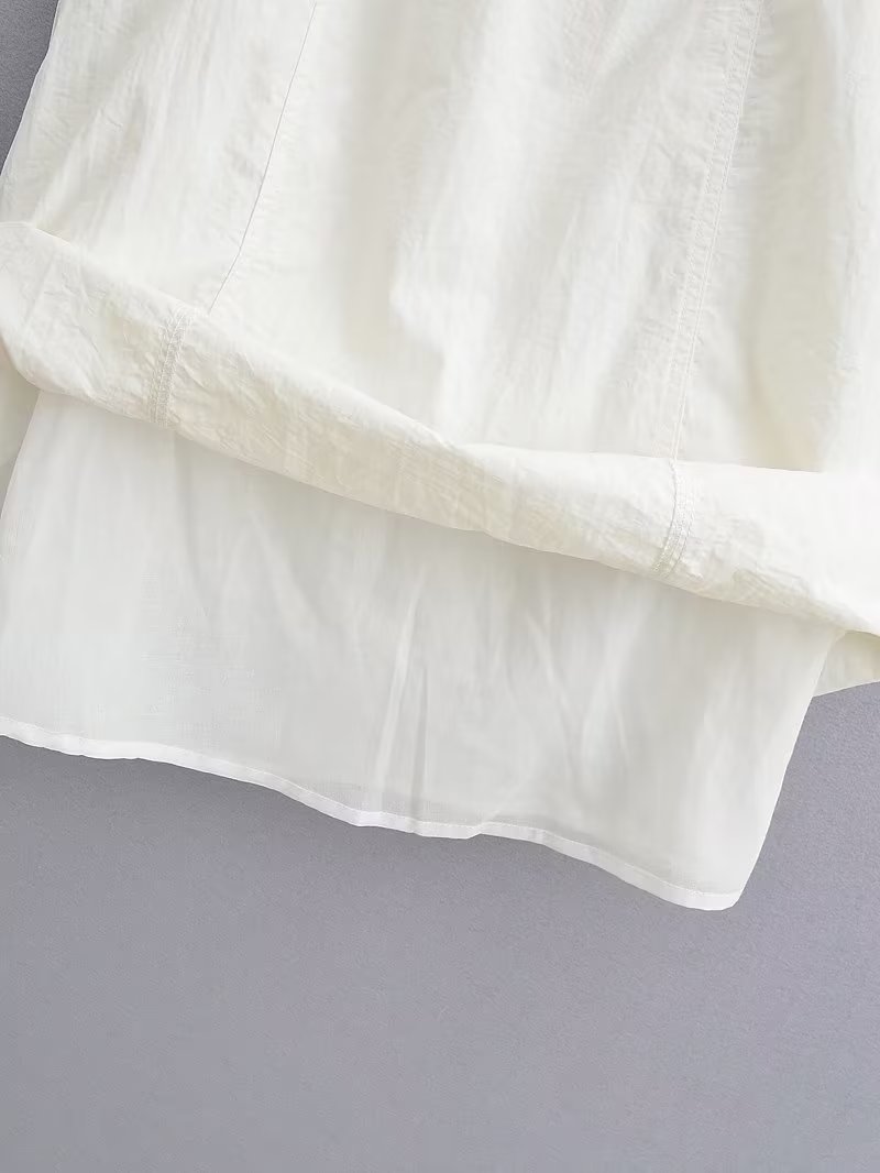 Summer Women Clothing Sexy Halter White Nylon Short Dress