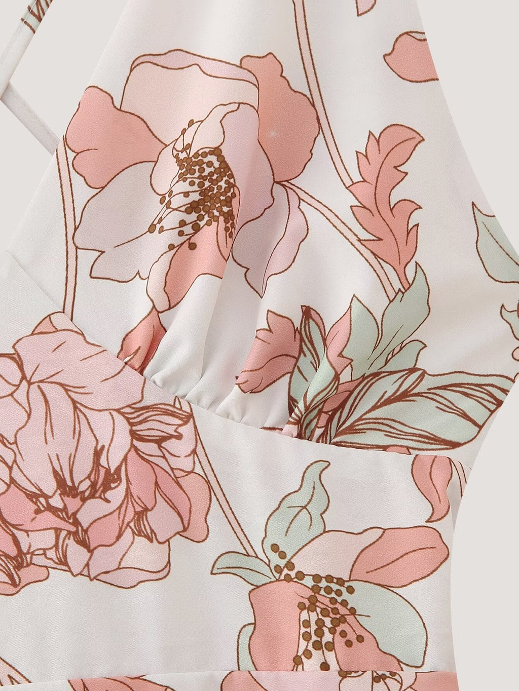 Summer Women Clothing Printed Asymmetric Tiered Dress