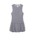 Women Wide Swing round Neck Sleeveless Short Version Dress Puffy dress