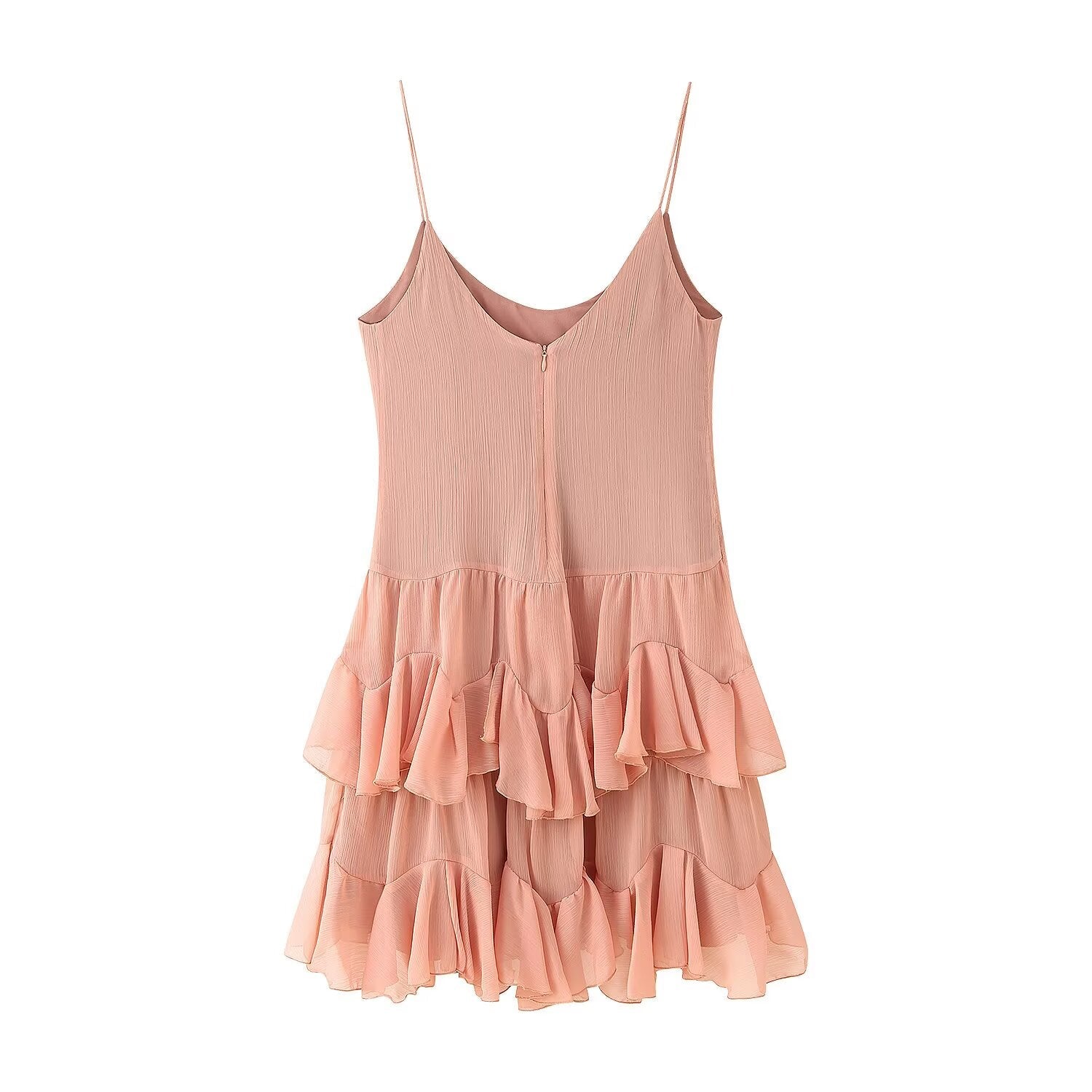 Women Slim Fit Sexy Backless Laminated Decoration Dress Women