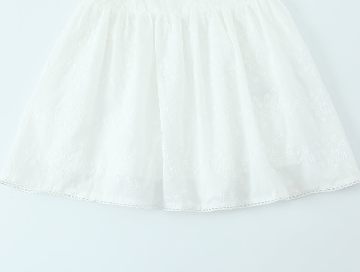 French Retro Square Collar Sexy Embroidery Suspender Sexy Stitching Lace Dress