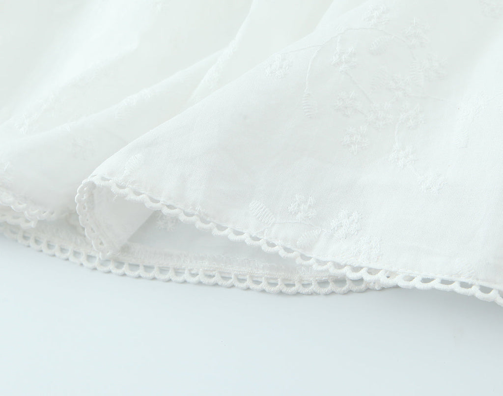 French Retro Square Collar Sexy Embroidery Suspender Sexy Stitching Lace Dress