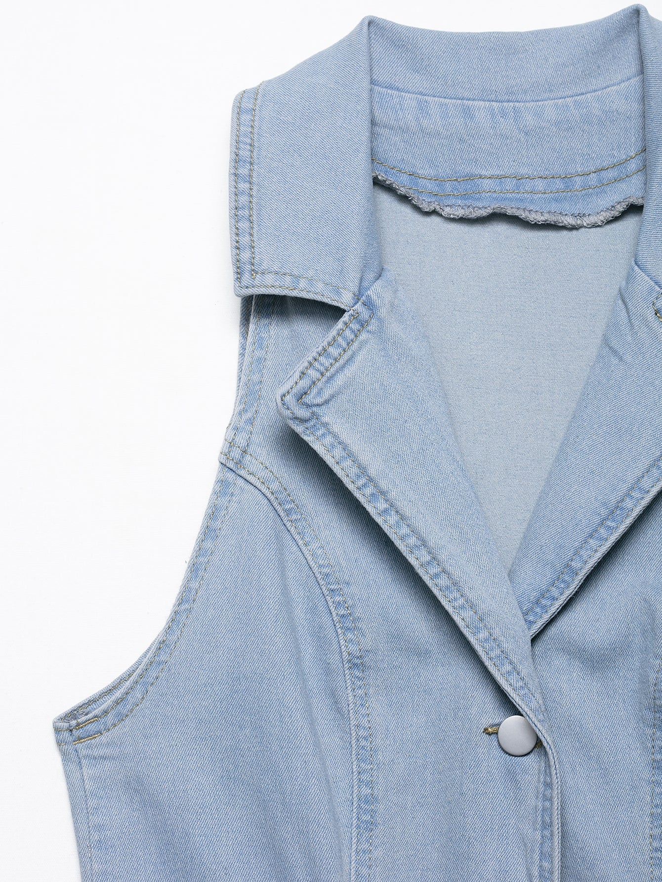 Women Clothing Early Spring Light Blue Sexy Button Denim Long Dress
