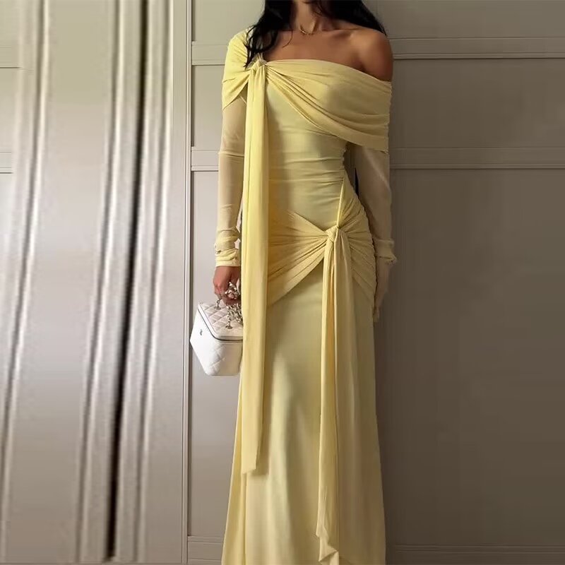 Homemade Women Clothing Fashionable Casual Classic Knitted Dress