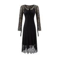 Summer Vintage Adult Woman Casual Drawstring Strap Flattering Figure Dress