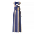 Women Wear Slim Starfish Decorative Tube Top Slit Dress