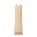 Women Clothing Bright Diamond Decoration Slim Slip Dress Sexy Feminine Dress