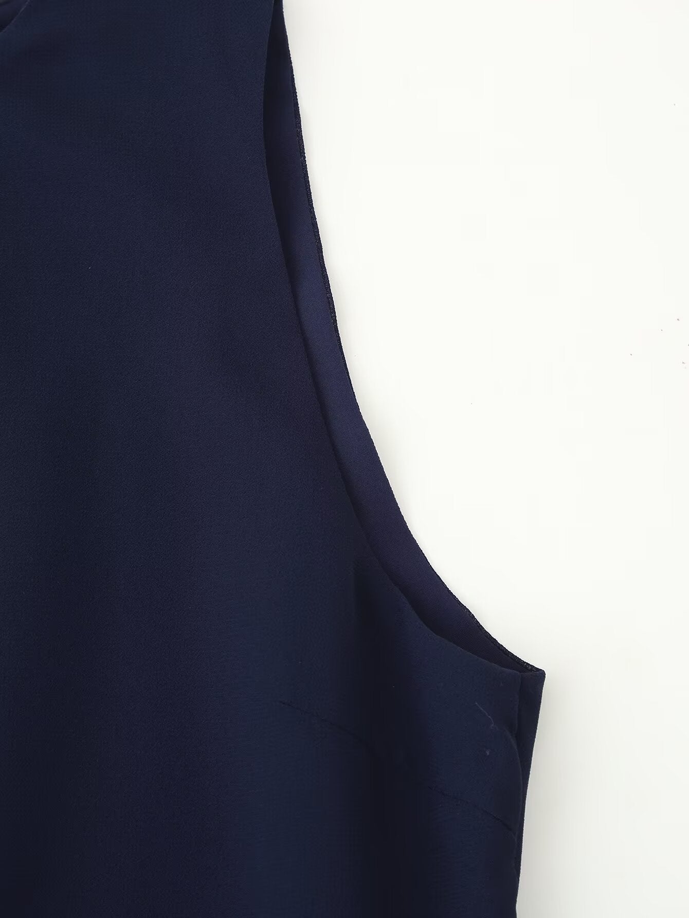 Summer Elegance Sleeveless Contrasting Color with Slits Dress Maxi Dress