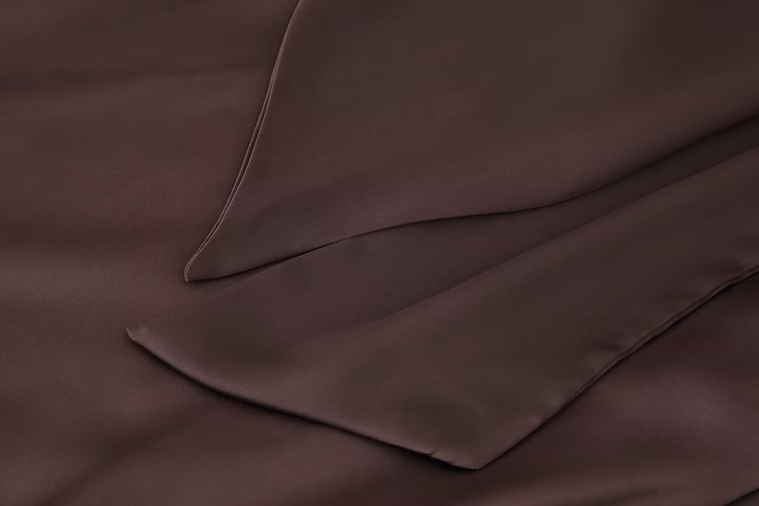 Autumn Women Coat Silk Satin Texture Scarf Dress