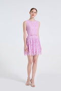 Women Lace Fitted Short Elegant Short Dress