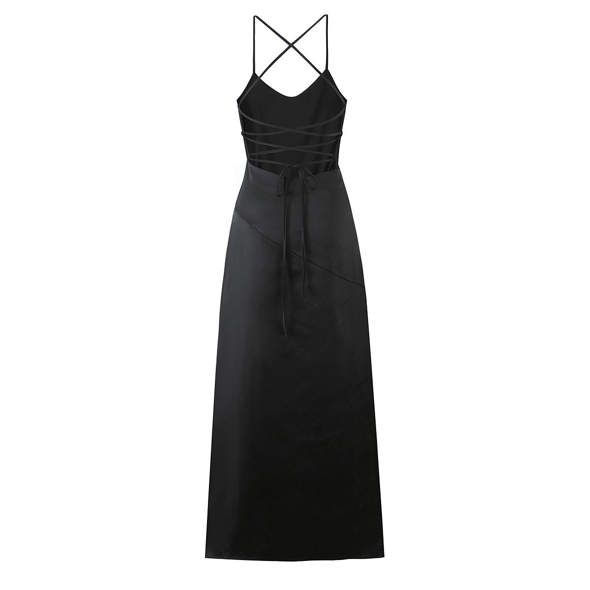 Women Clothing Fashionable Western Irregular Asymmetric Sexy Split Dress