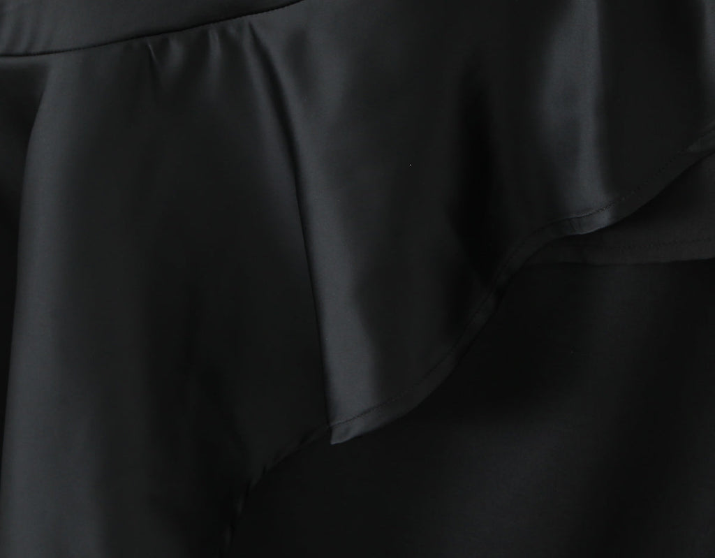 Women Clothing Fashionable Western Irregular Asymmetric Sexy Split Dress