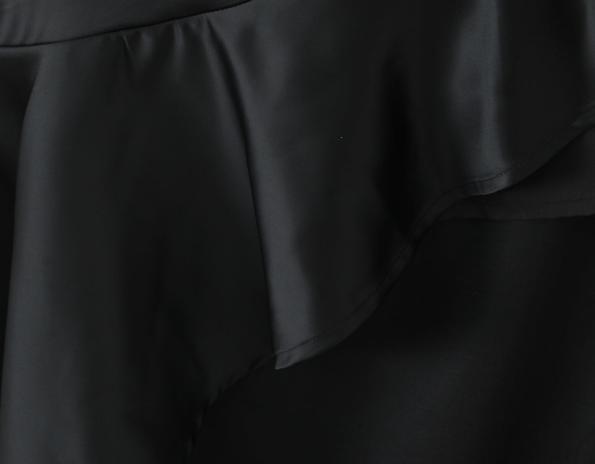 Women Clothing Fashionable Western Irregular Asymmetric Sexy Split Dress