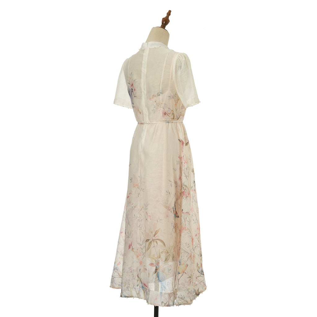 Women Short Sleeved Loose Fitting Dress Set