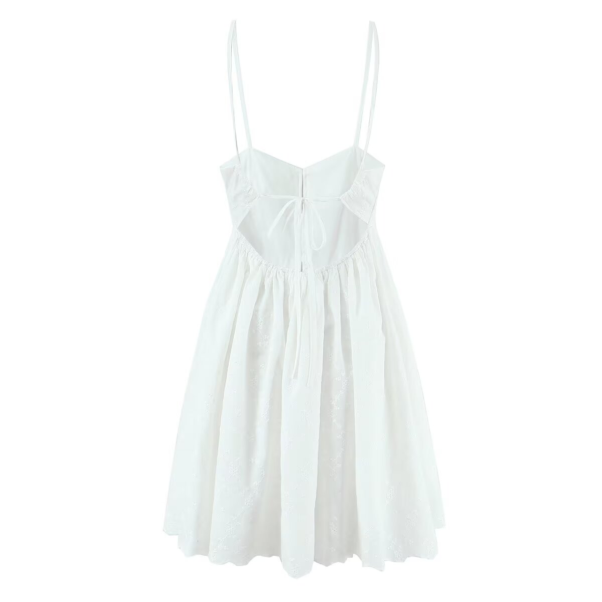 Spring Button Hollow Out Cutout out Camisole Floral Dress