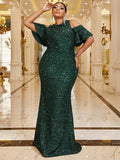 Evening Dress Women Slim Fit Cocktail Simple Graceful Socialite High End Host Cocktail Dinner Party Long Fish Tail Dress