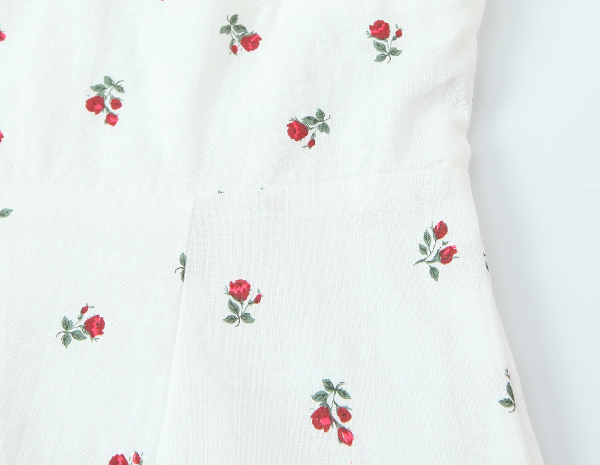 Autumn Women Clothing Waist Controlled Fashionable Sweet Puff Sleeve Dress Women