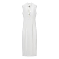 Autumn Winter Sexy Sexy Solid Color Slim Sleeveless Hollow Out Cutout Dress