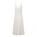 Women Clothing Spring Sexy Lace Stitching Satin Dress