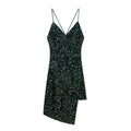 Women Clothing Spring Backless Three Dimensional Cut Strap Dress