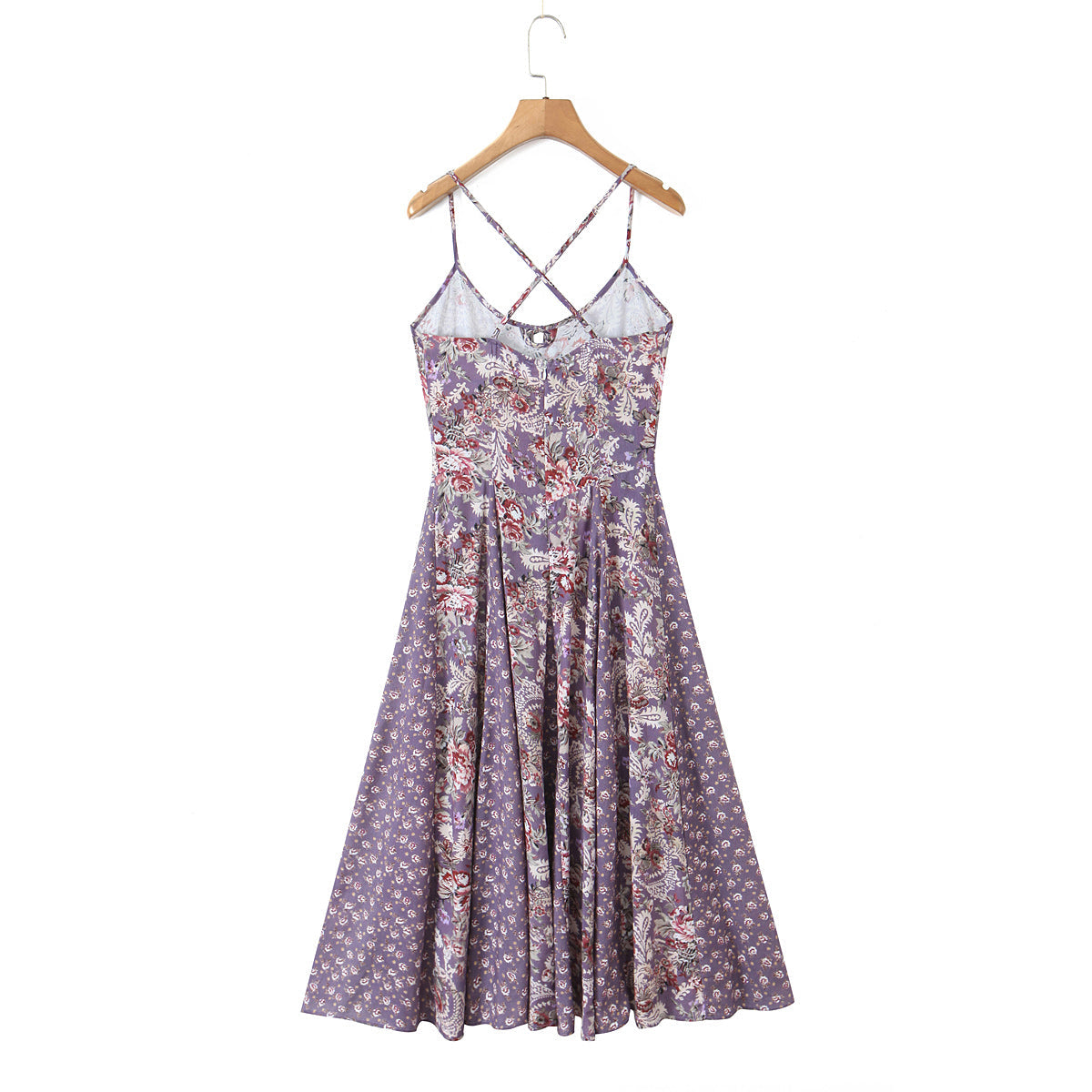 Women Summer All Match Casual Slim Fitting Patchwork Strap Dress