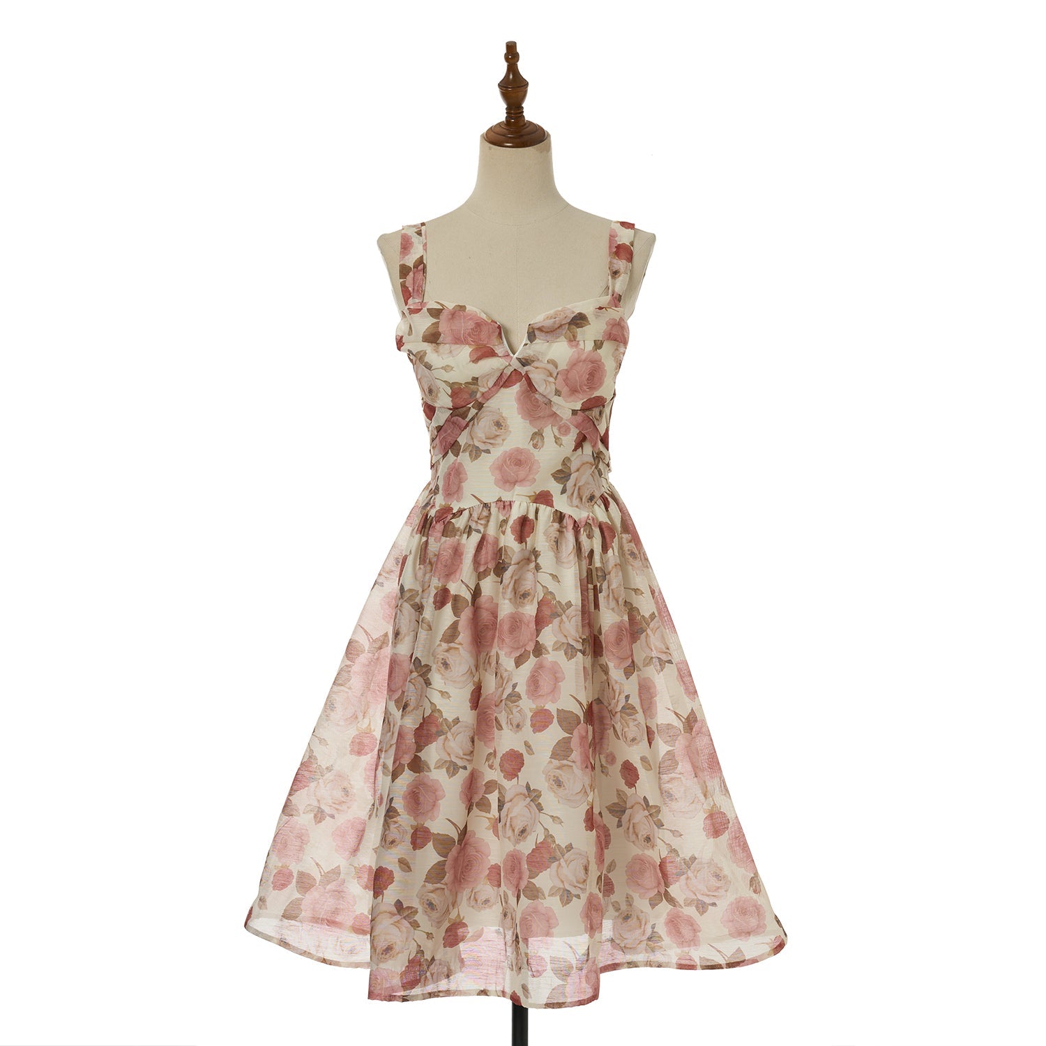 Women Elegant Silk And Linen Pleated Short Dress With Vacation Style