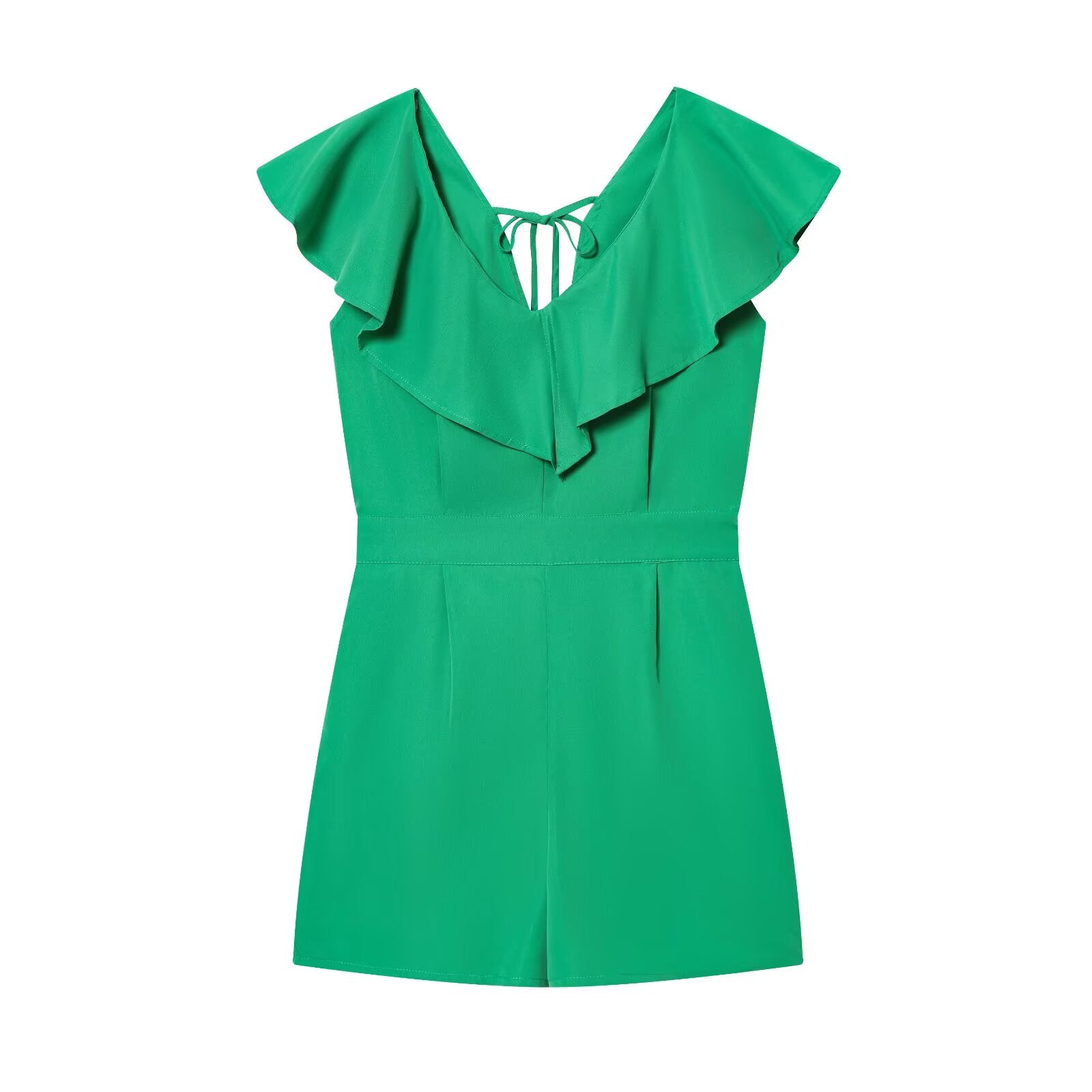 Spring Fashionable Simple Ruffled Romper