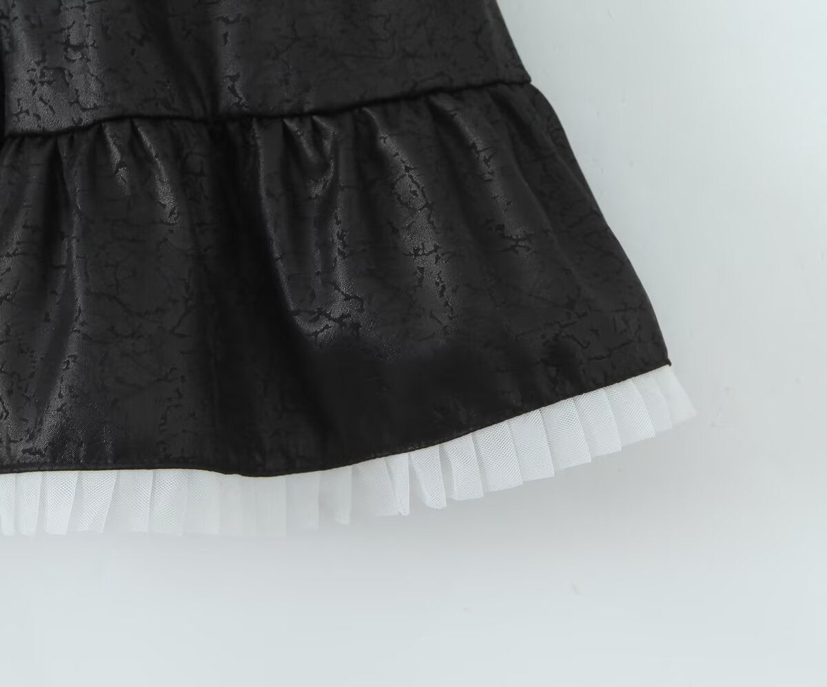 Black Sleeveless Dress Women Summer Design Waist Slimming Cocktail Dress
