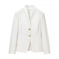 Winter Fashionable Simple Slim Fit Blazer Casual Trousers Suit