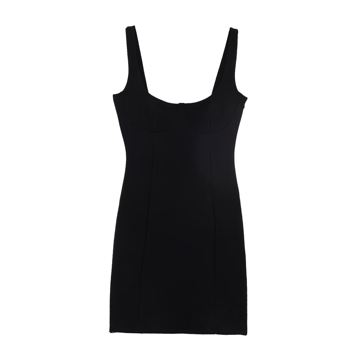 Women Clothing Solid Color Strap Short Dress