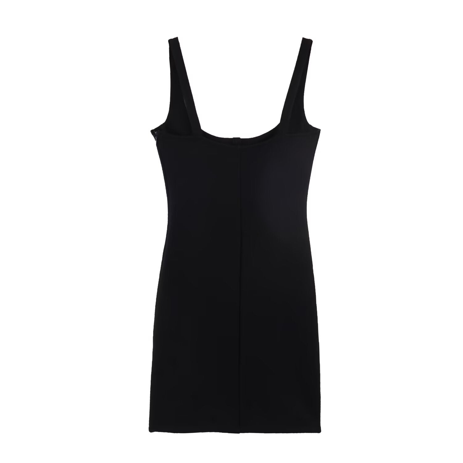 Women Clothing Solid Color Strap Short Dress