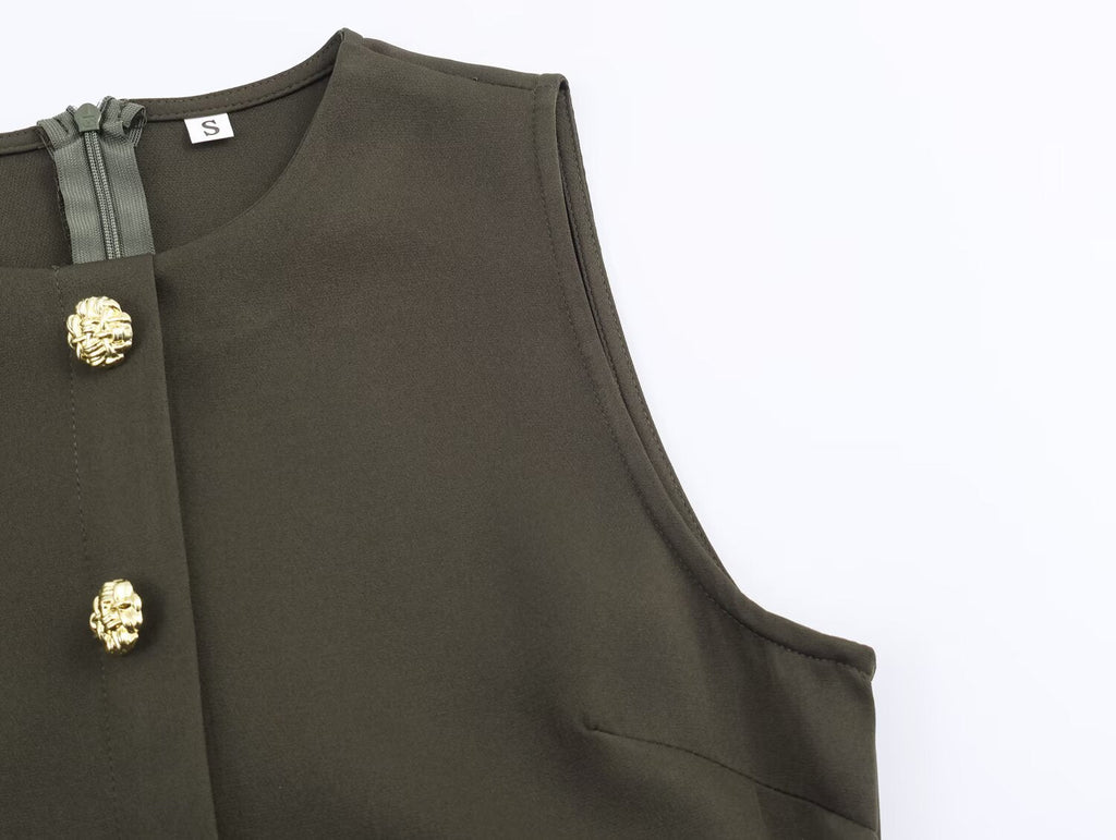 Women Clothing with Belt Stitching Dress
