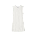 Women Clothing Summer Sleeveless Popular Hollow Out Cutout Knitted Mini Dress