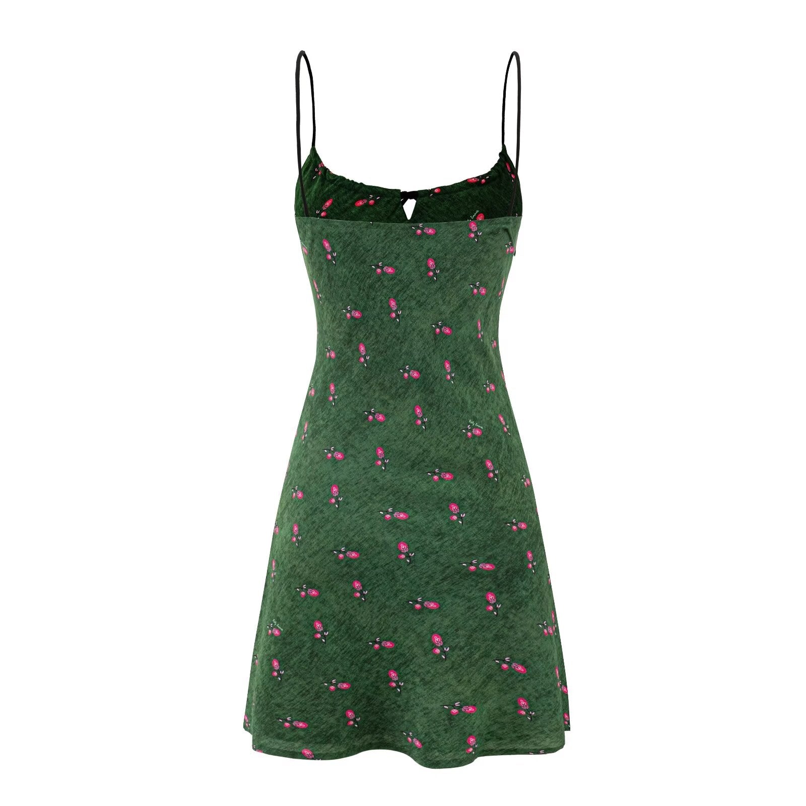 Sexy Backless Hip Dress Women Spring Summer Slim Fit Slimming Spaghetti Straps Dress