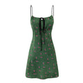 Sexy Backless Hip Dress Women Spring Summer Slim Fit Slimming Spaghetti Straps Dress