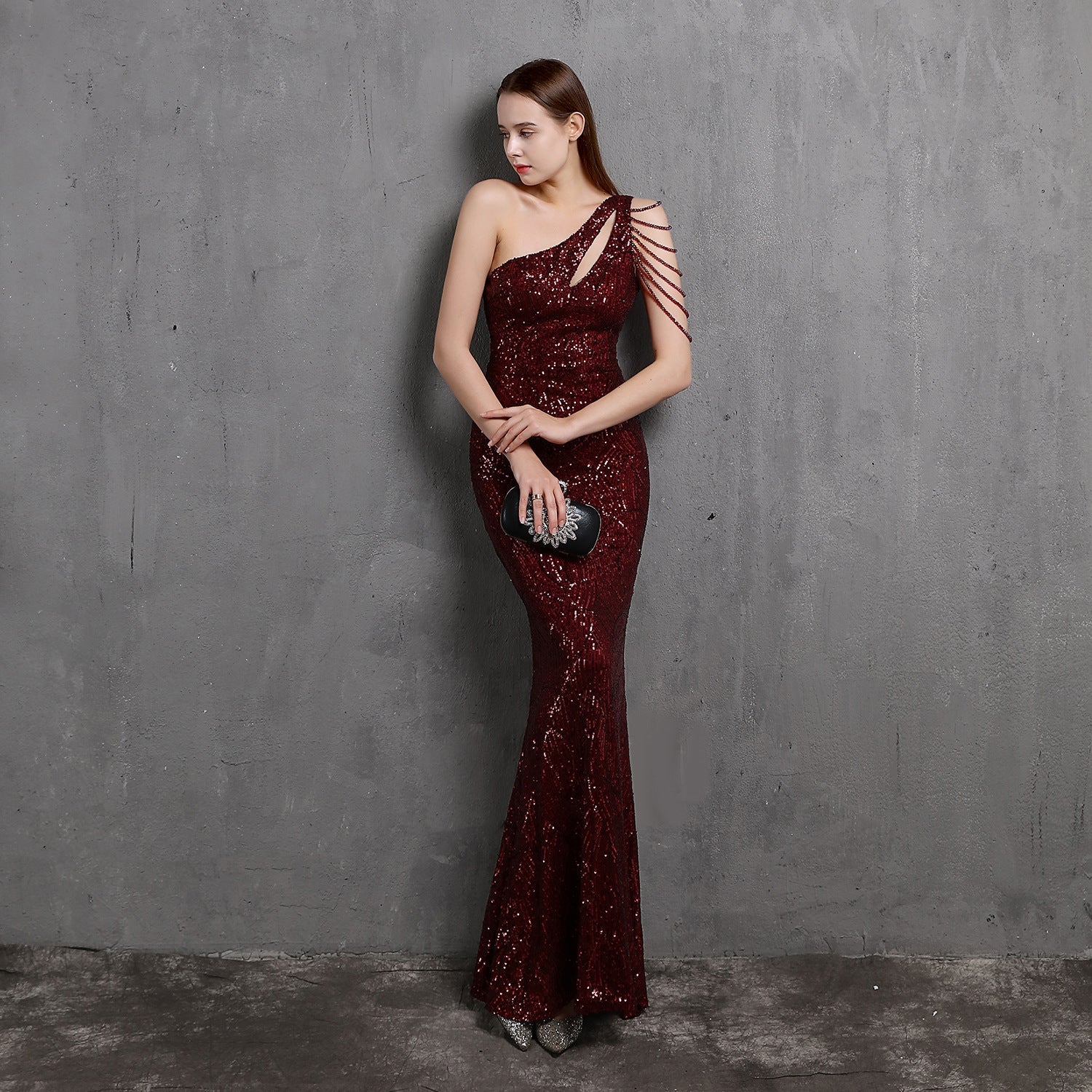 Party Formal Cocktail Dress Fairy Dream Socialite Gathering Party Evening Dress Sexy Long Slimming Toast Dress Bride