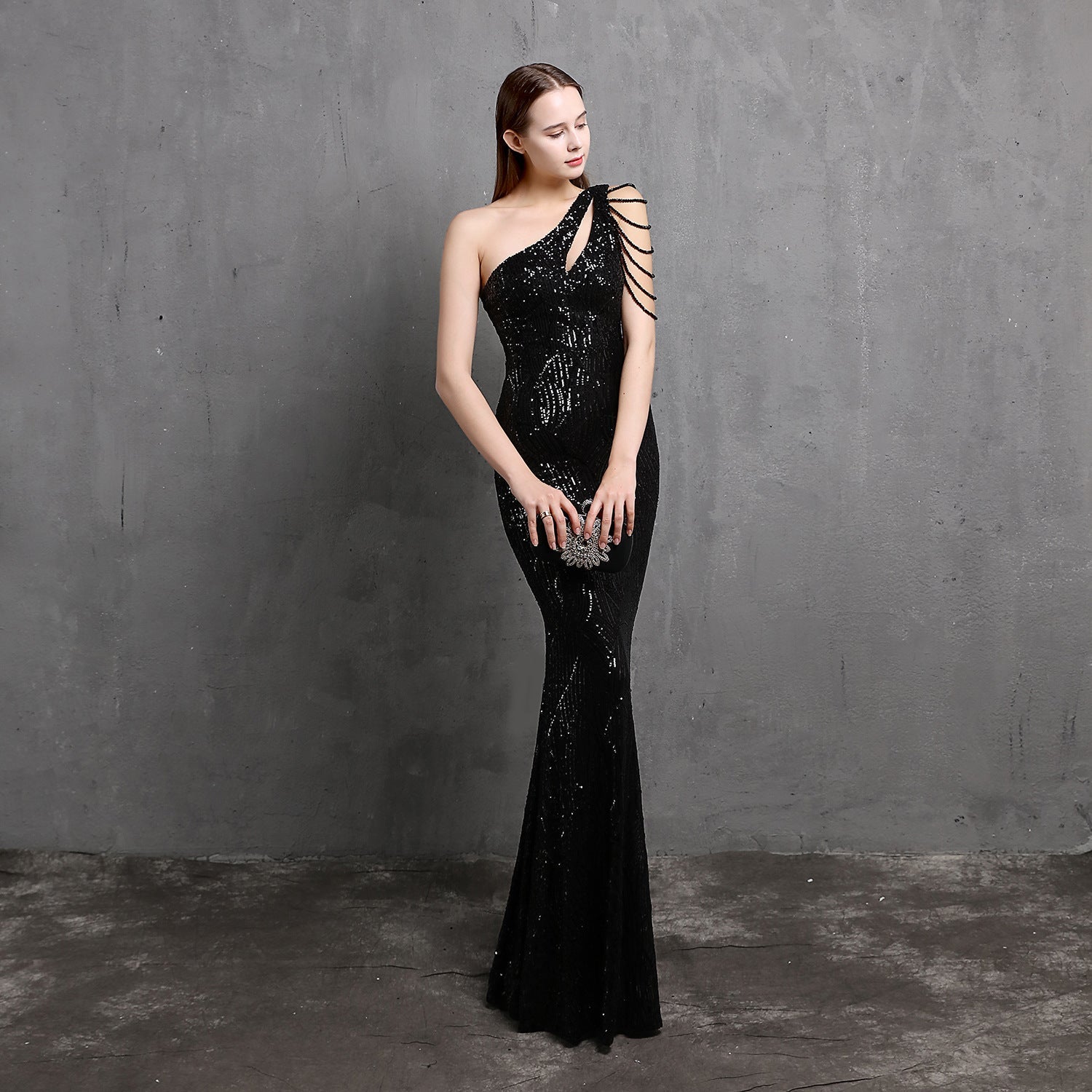 Party Formal Cocktail Dress Fairy Dream Socialite Gathering Party Evening Dress Sexy Long Slimming Toast Dress Bride