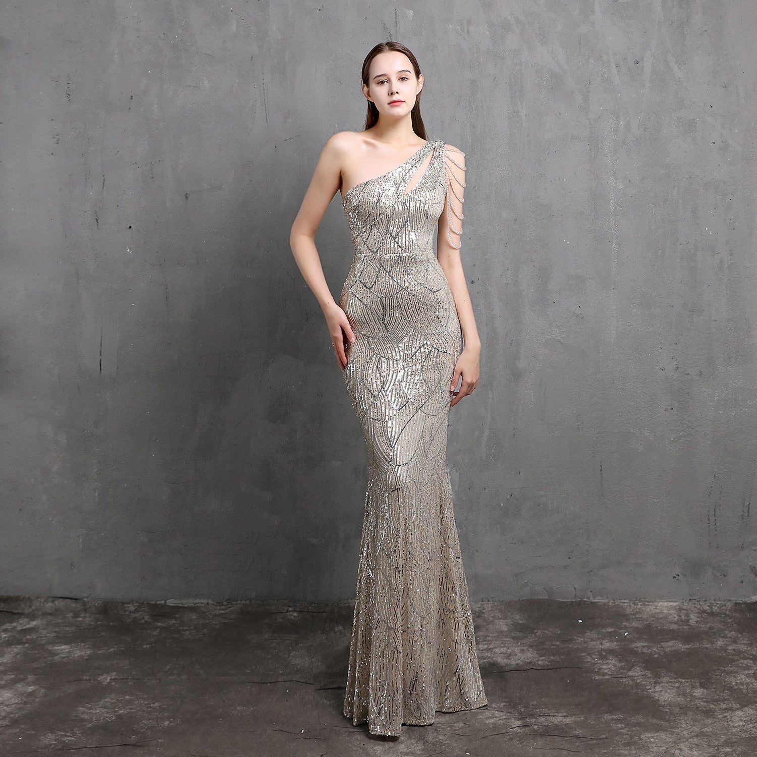 Party Formal Cocktail Dress Fairy Dream Socialite Gathering Party Evening Dress Sexy Long Slimming Toast Dress Bride