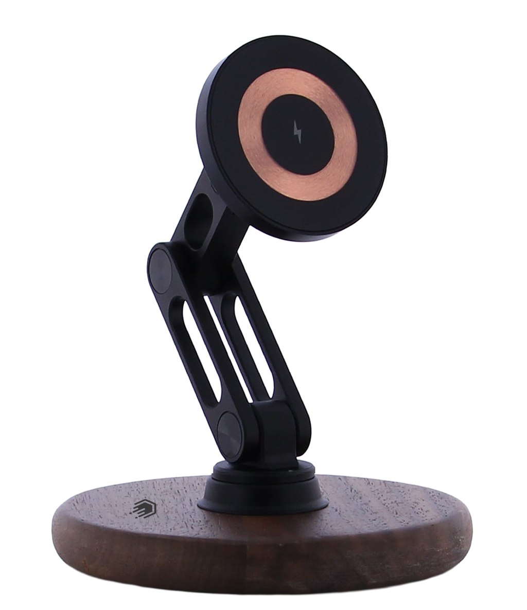 Walnut ClikDock Wireless Stand