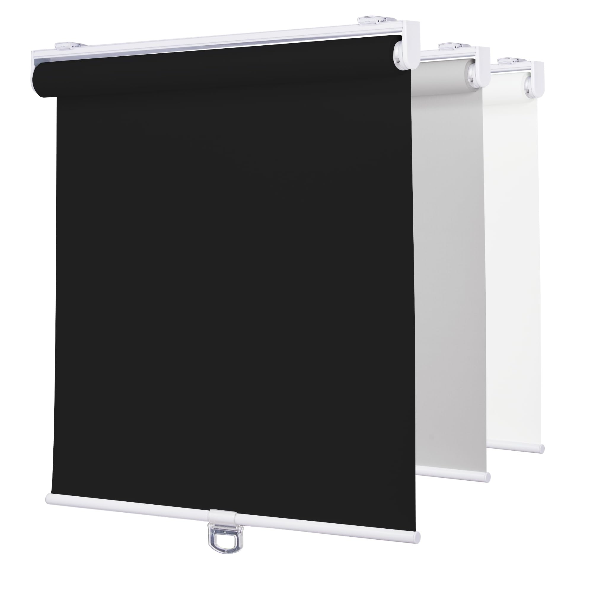 Cordless Blackout Roller Shades, Thermal, 23x72 Inch