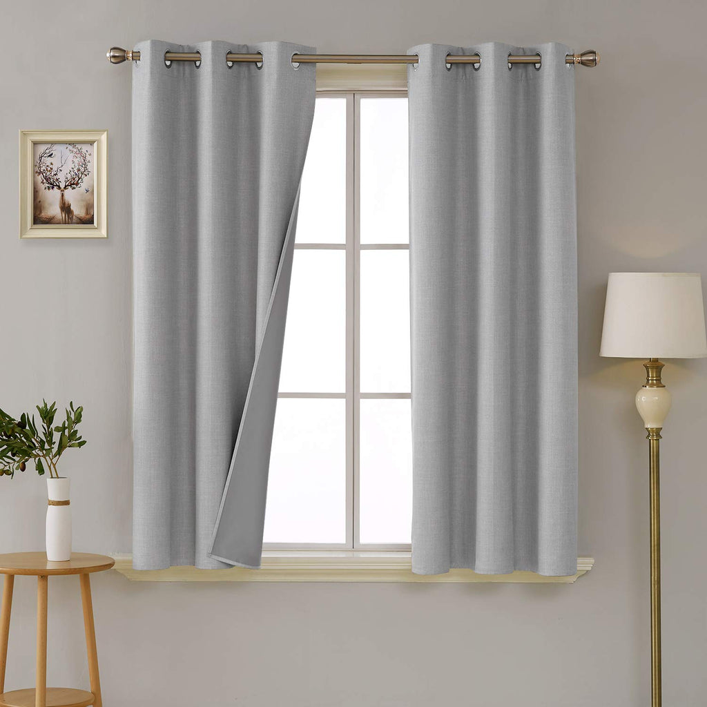 Blackout Thermal Insulated Curtains, 2 Panels