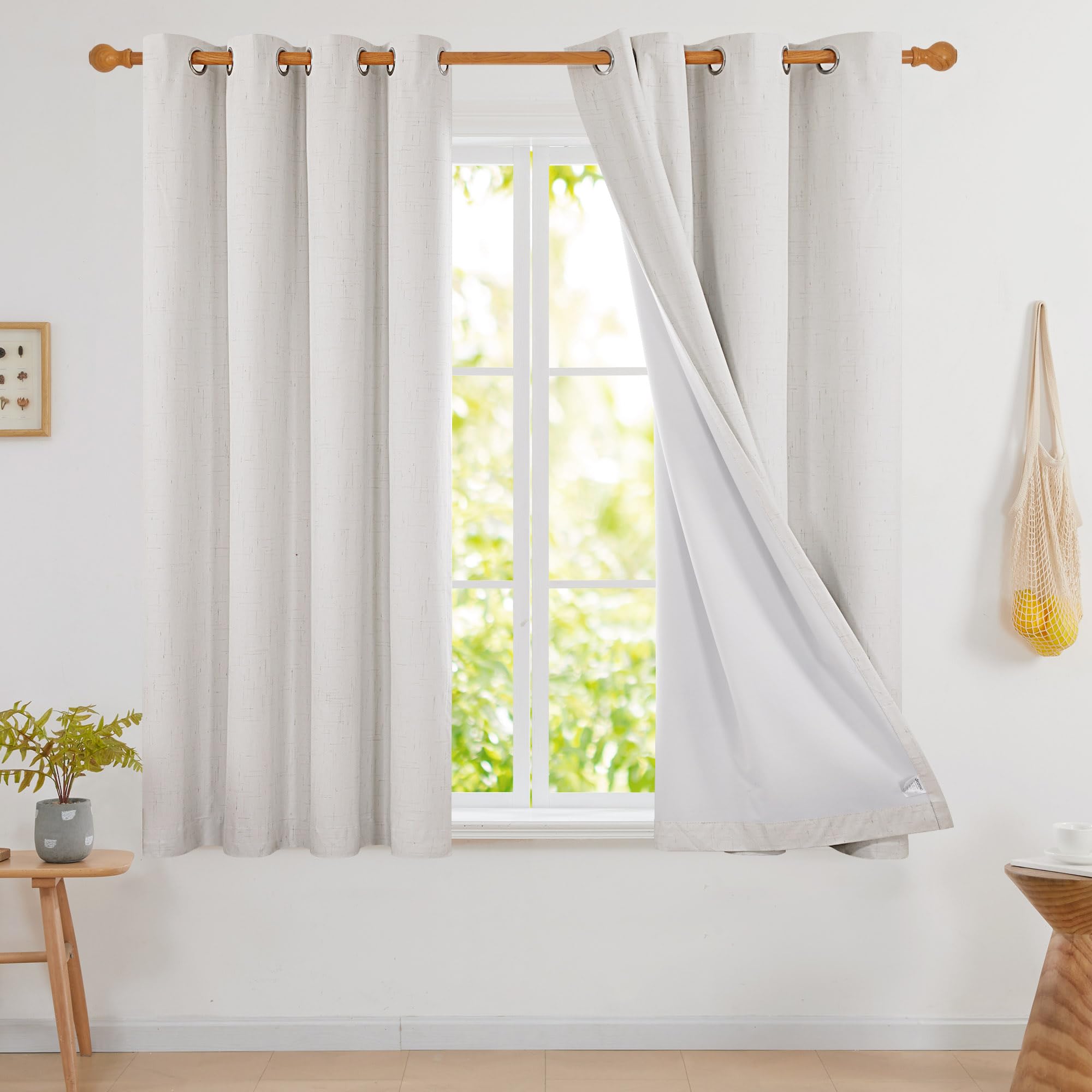 Blackout Thermal Insulated Curtains, 2 Panels
