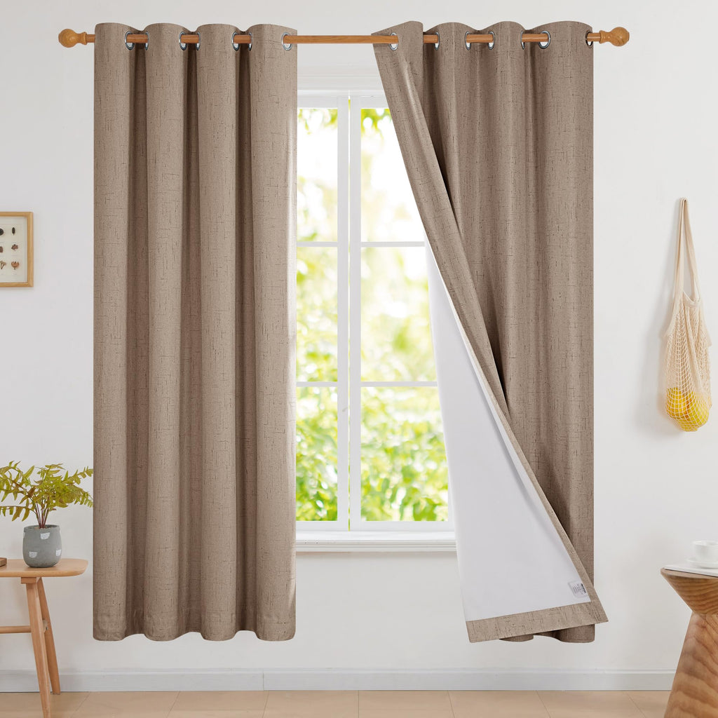 Blackout Thermal Insulated Curtains, 2 Panels