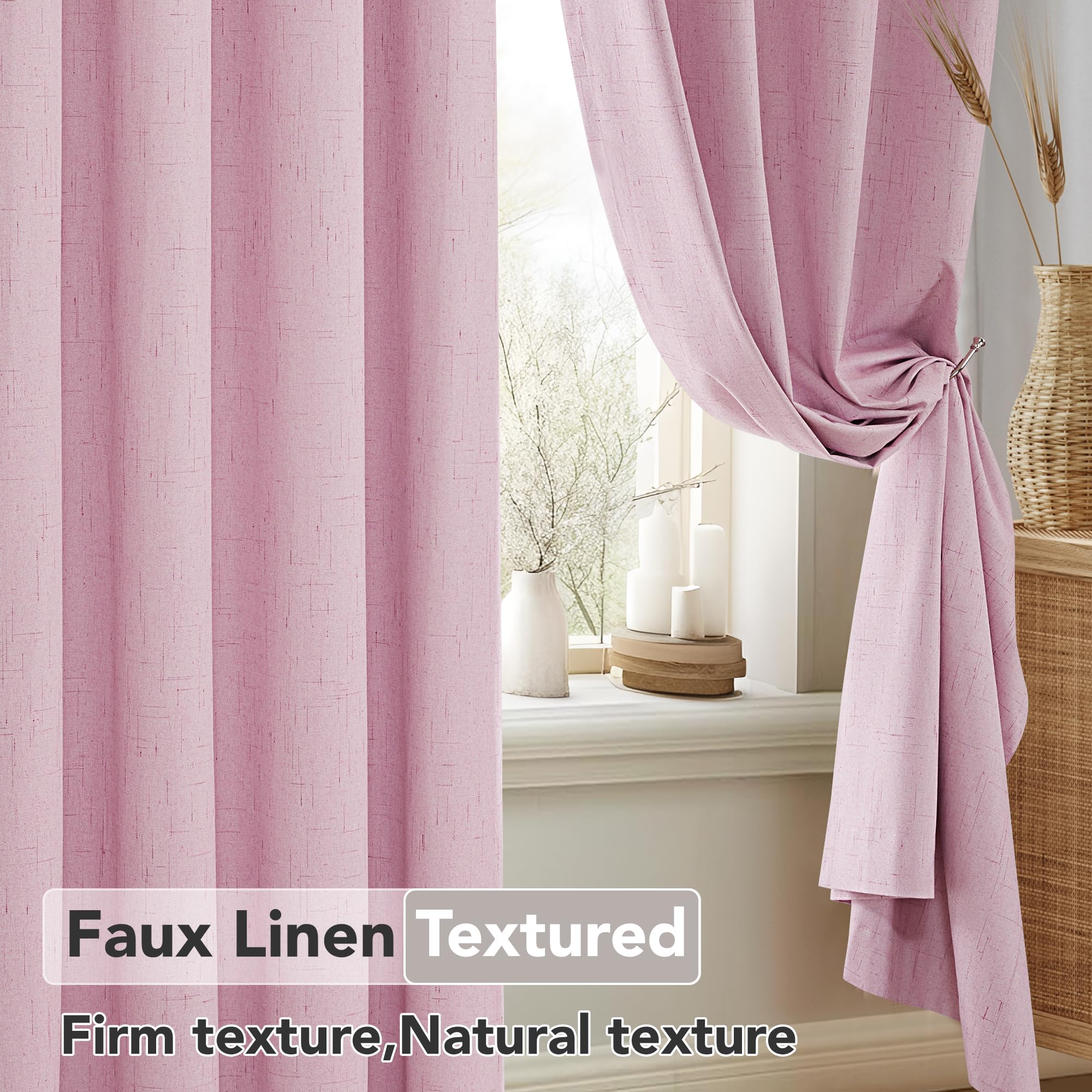 Blackout Thermal Insulated Curtains, 2 Panels