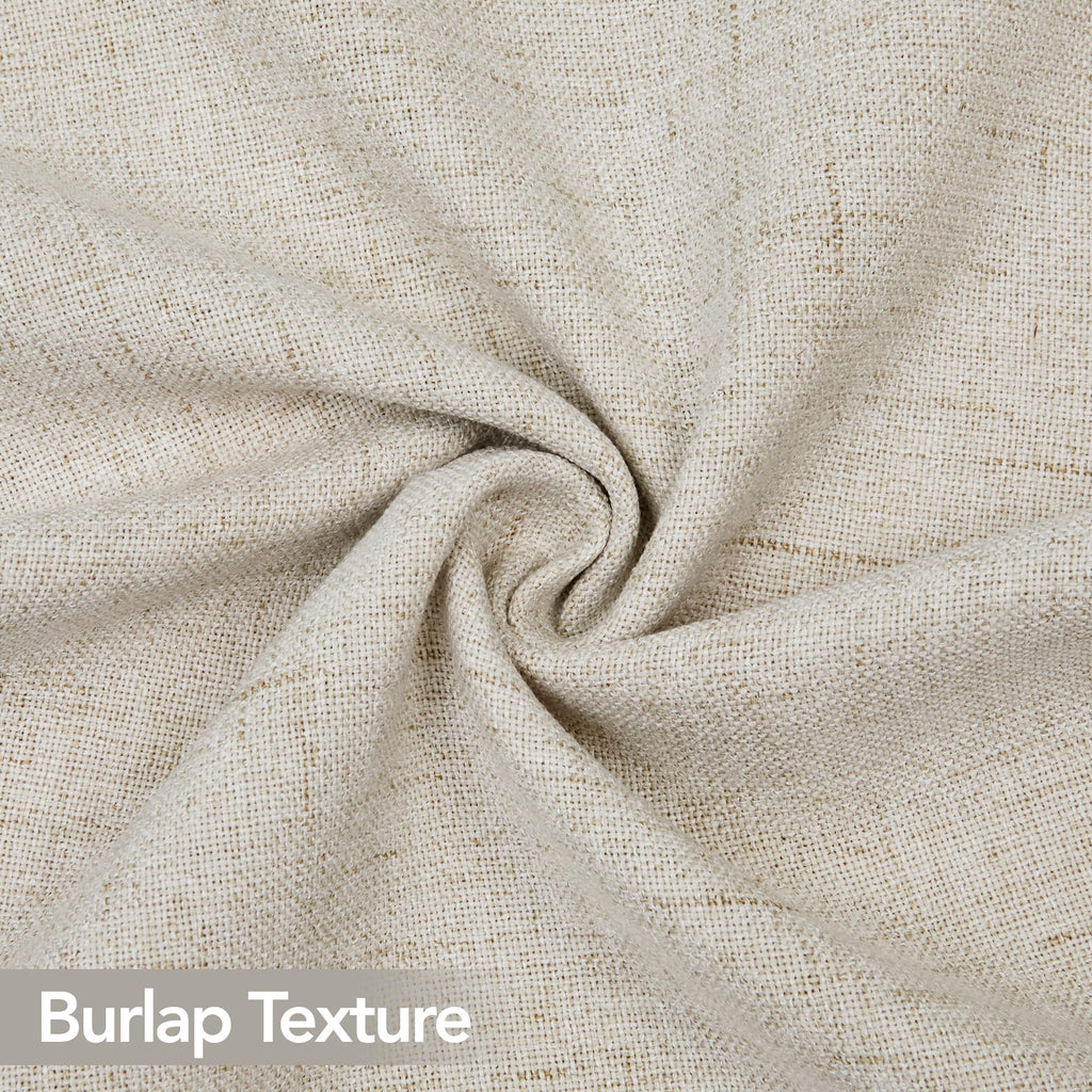 Decorative Linen Throw Pillow Covers, 18x18 Inch, 4 PCS