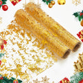 Sequin Glitter Table Runner, 2PCS, 9FT, Gold