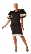 For Her Women Dress 82141C-Black