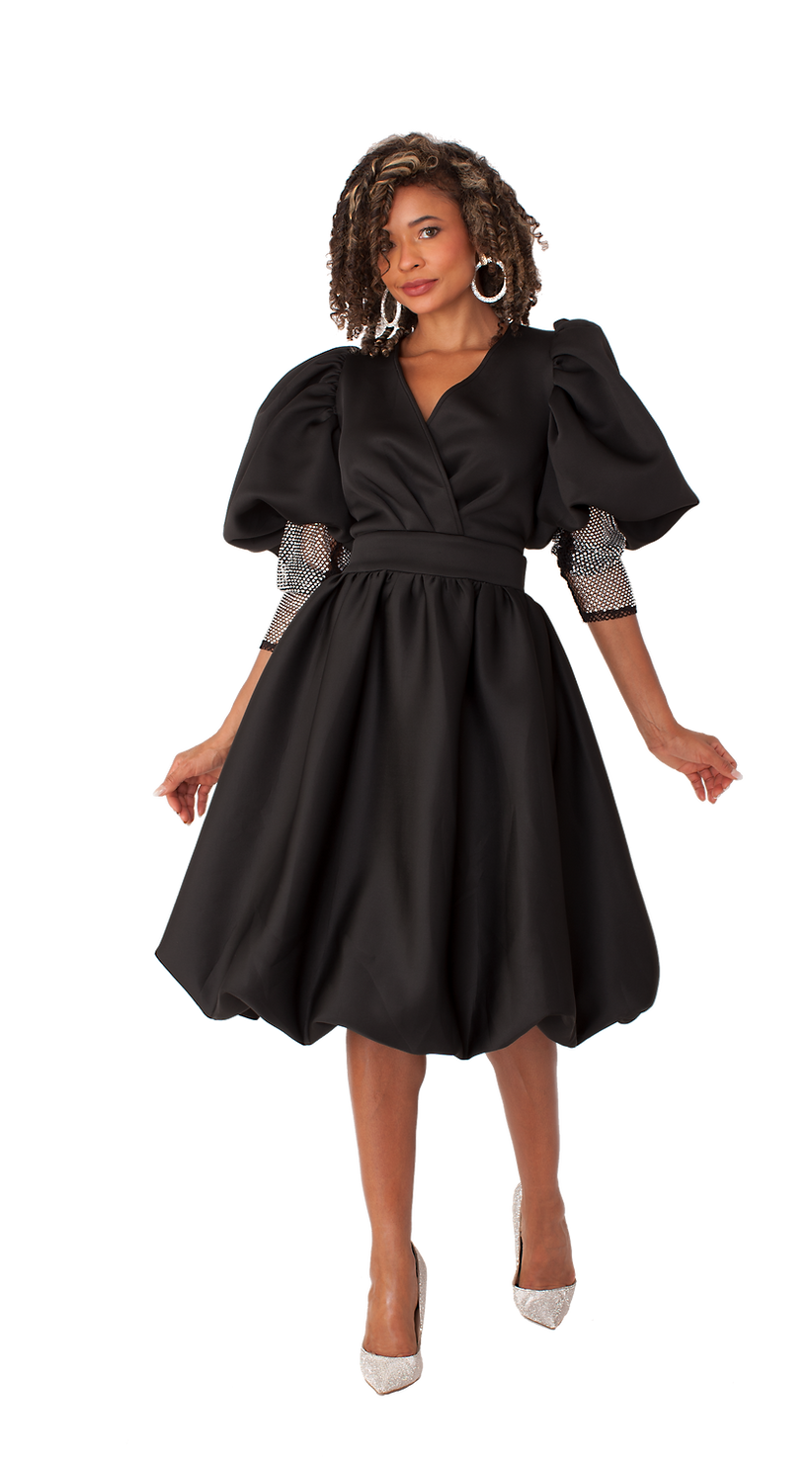 For Her Women Dress 82217C-Black
