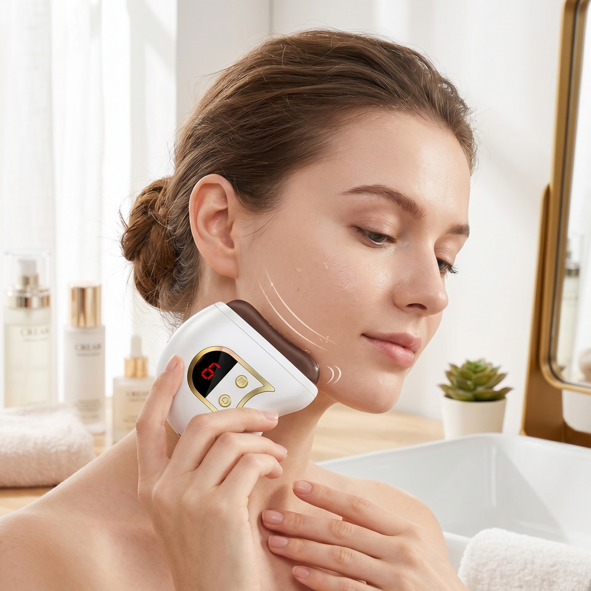 Electric Gua Sha Facial Sculpting